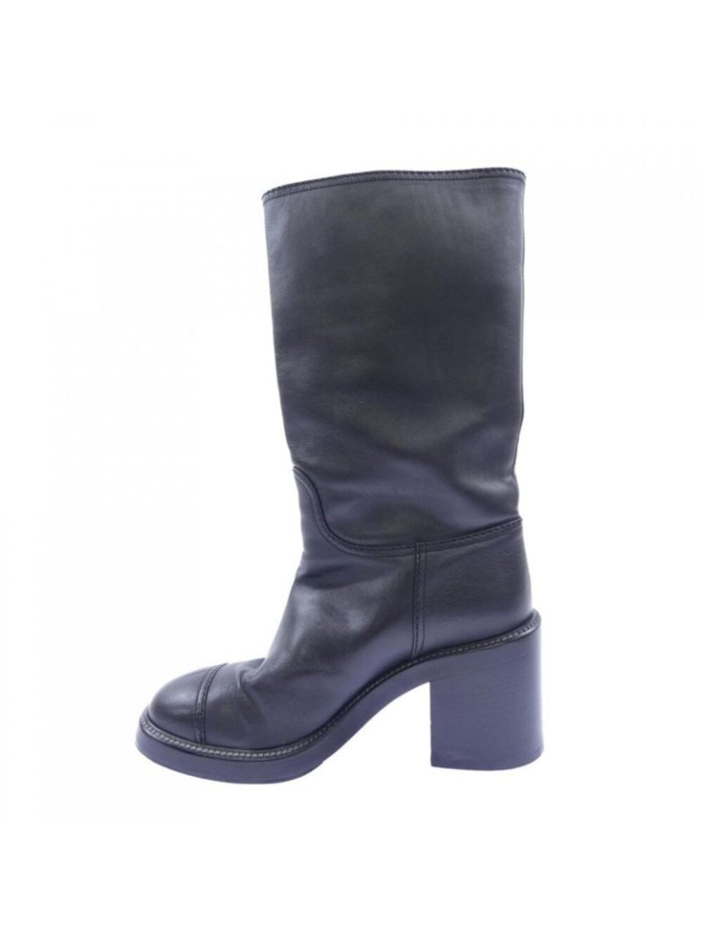 ★SOLD★ Chanel Long Boots Black - Picture 2 of 6